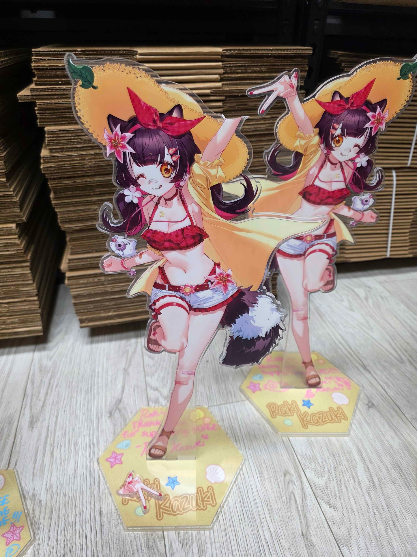 Surge : Raki - BROKEN MEGA STANDEE (Signed, yet smudged base)