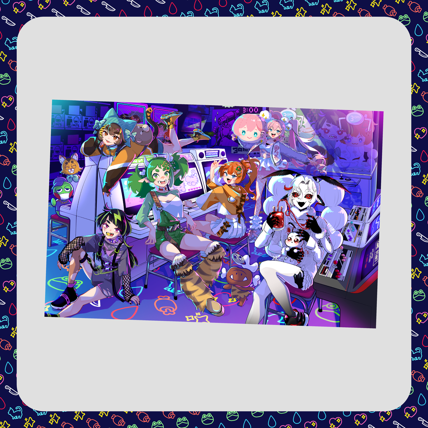 3 AM : 11x17" Arcade Poster Print