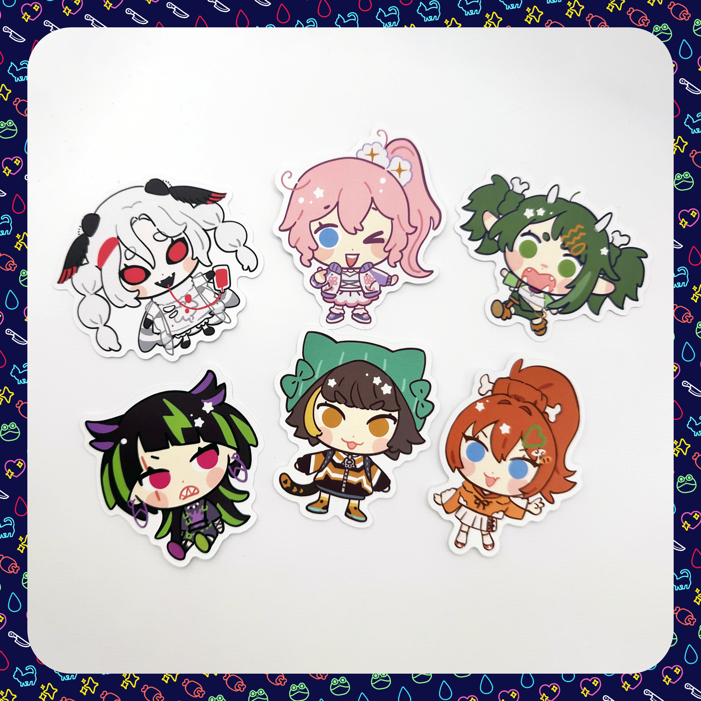 3 AM : Chibbers Sticker Set