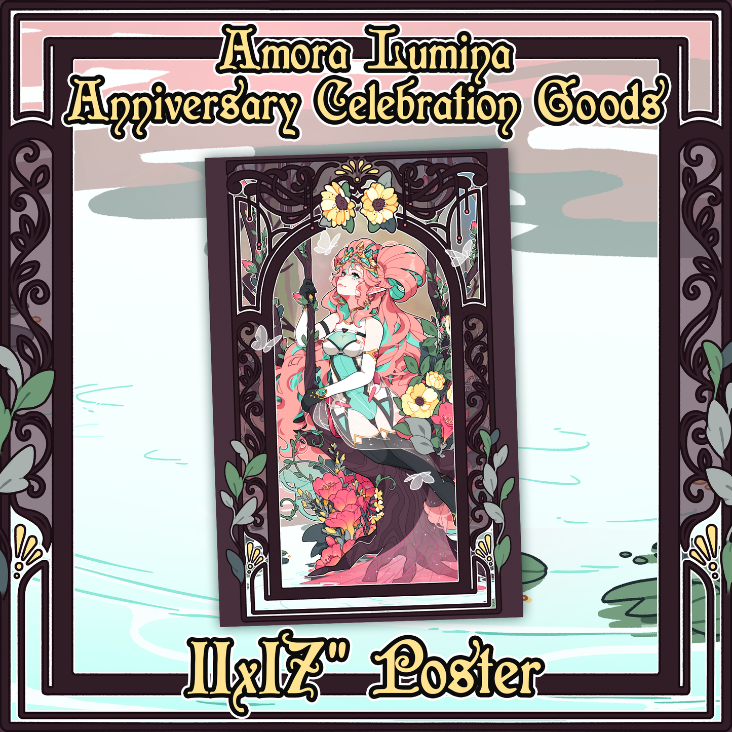 Amora Lumina : 11x17" Poster Print