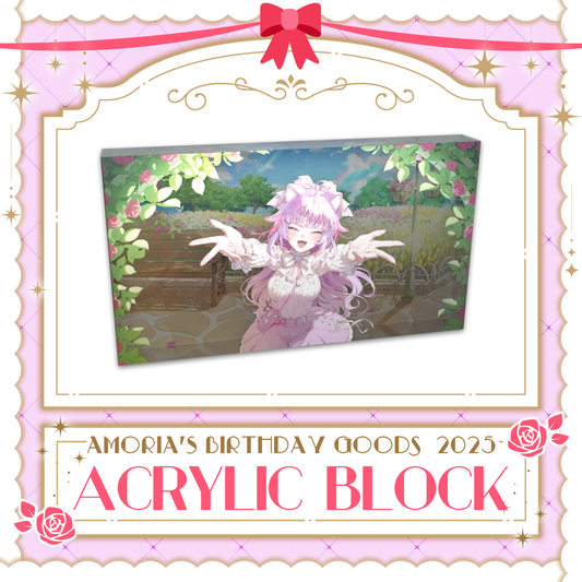 Amoria : Birthday Acrylic Block