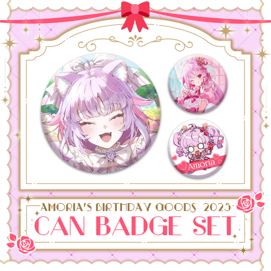 Amoria : Birthday Button Set