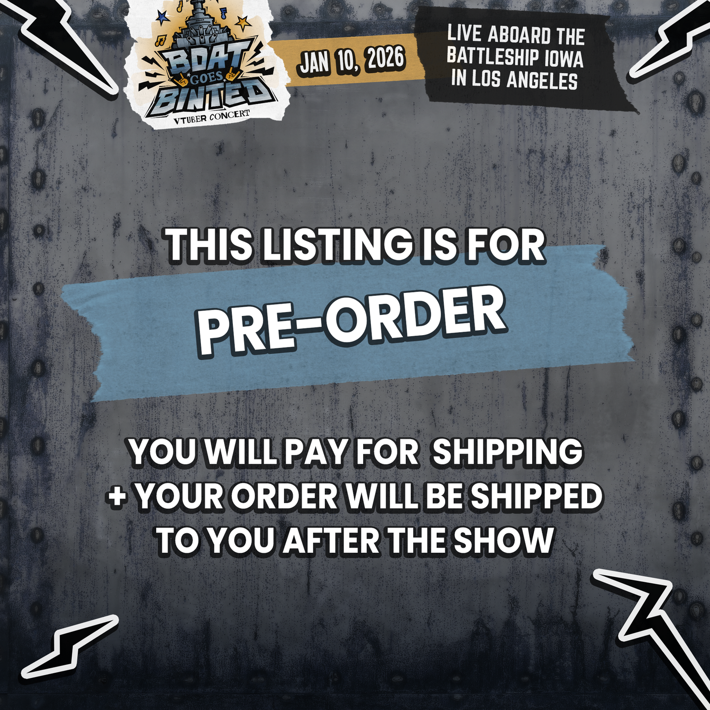 Boat Goes Binted : Hand-Signed Photocards (ONLINE ONLY)