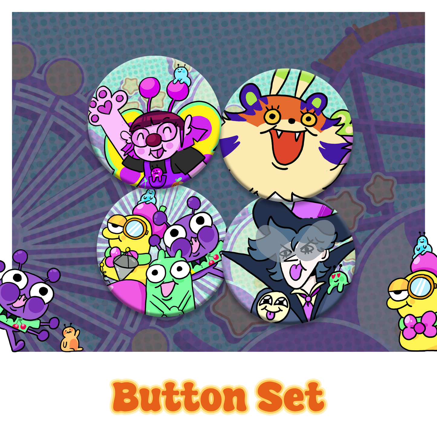 BigNoseBug : Button Set