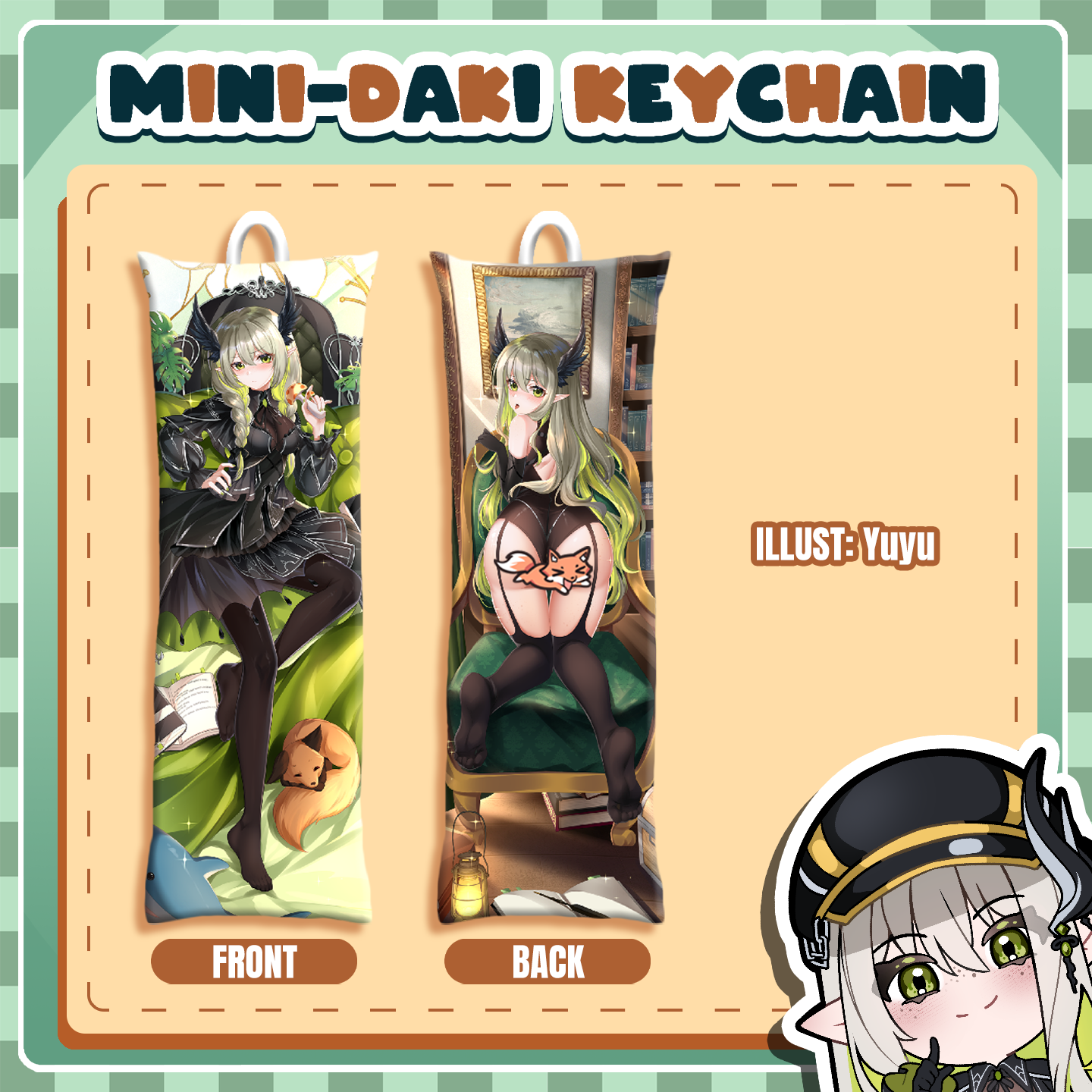 Alfhilde : Mini-Daki Keychain