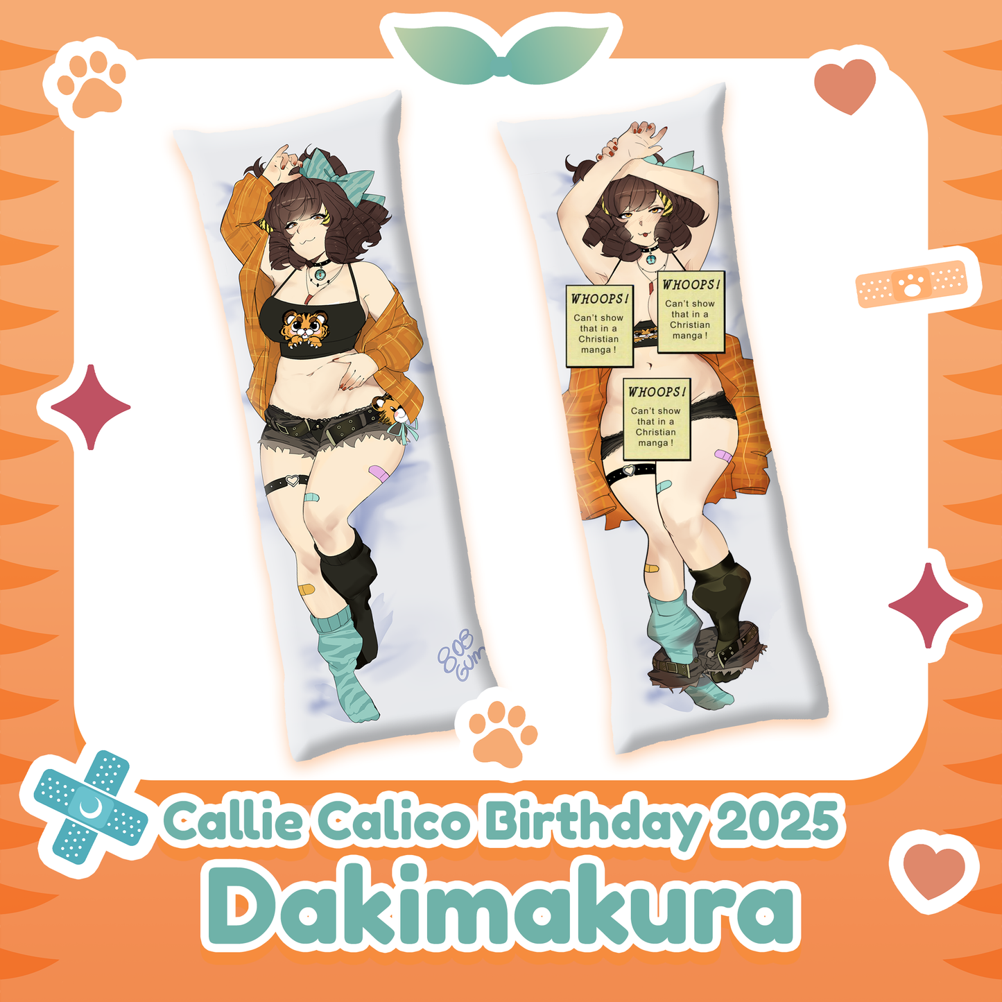 Callie Calico : Dakimakura Pillowcase