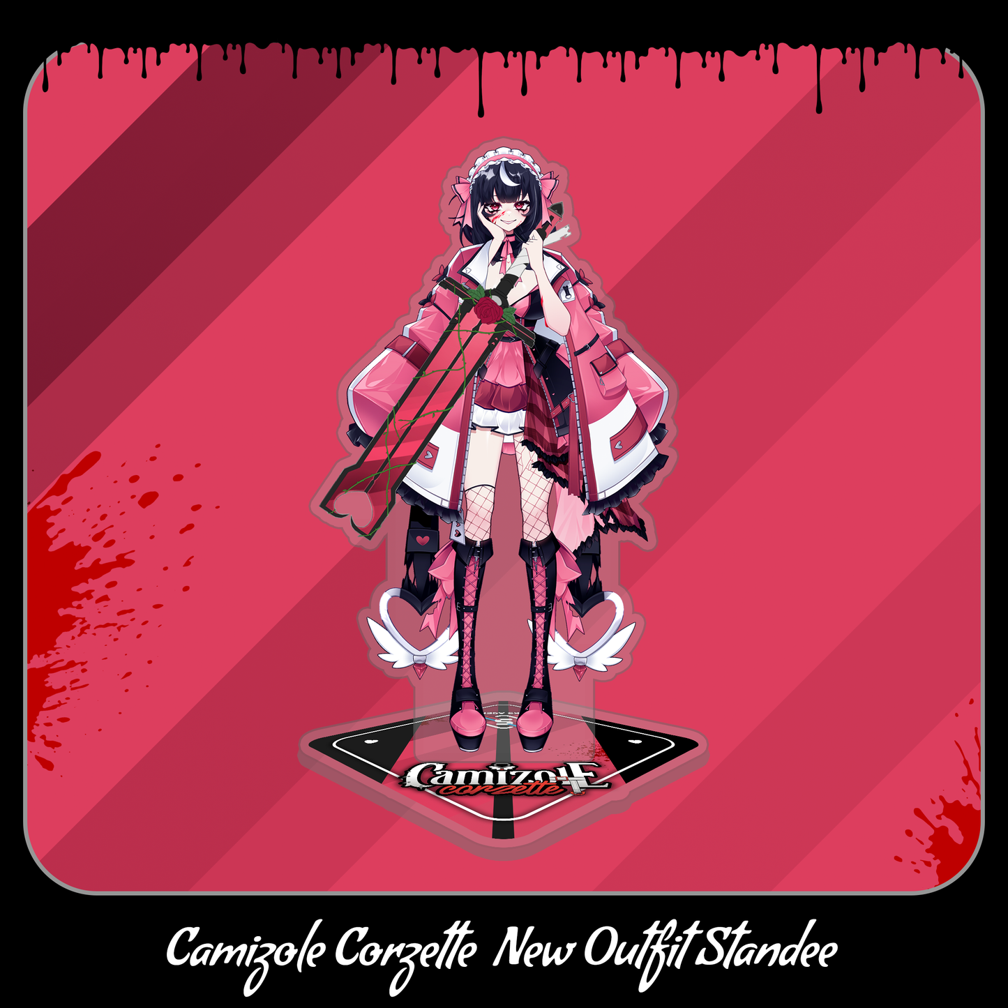Camizole Corzette : New Outfit Acrylic Standee