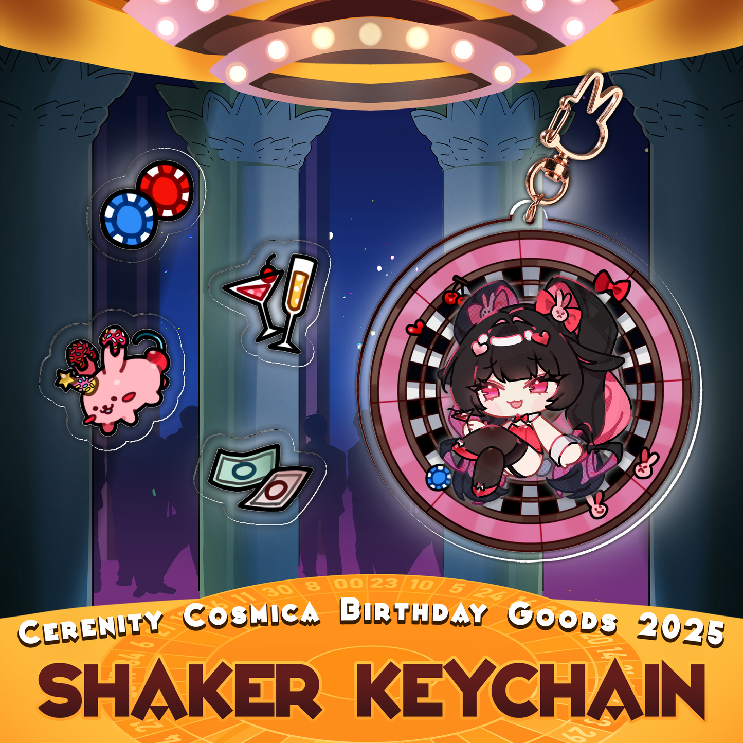 Cerenity Cosmica : Shaker Keychain