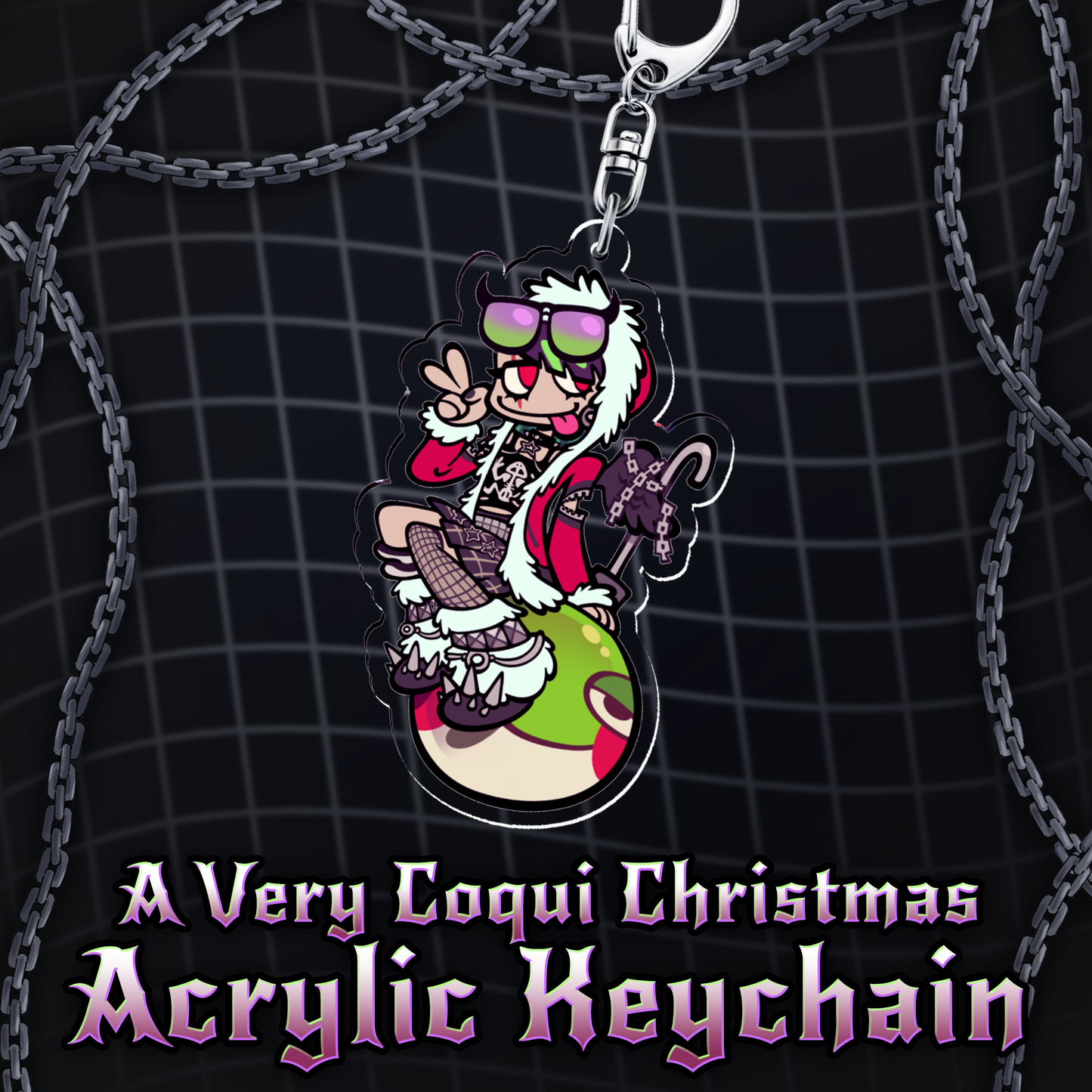 Coqui : Acrylic Keychain