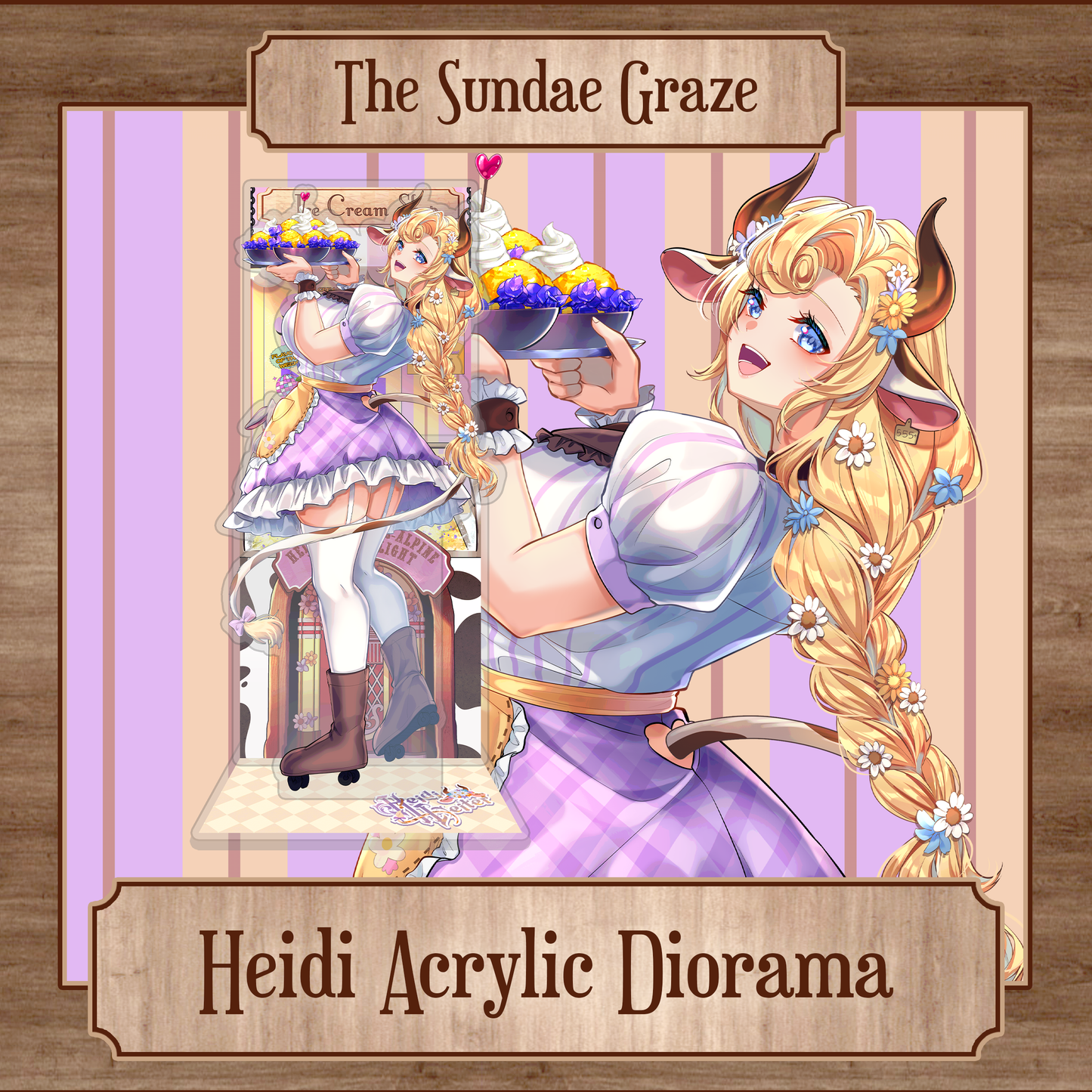 Heidi Heiter : Sundae Graze Diorama