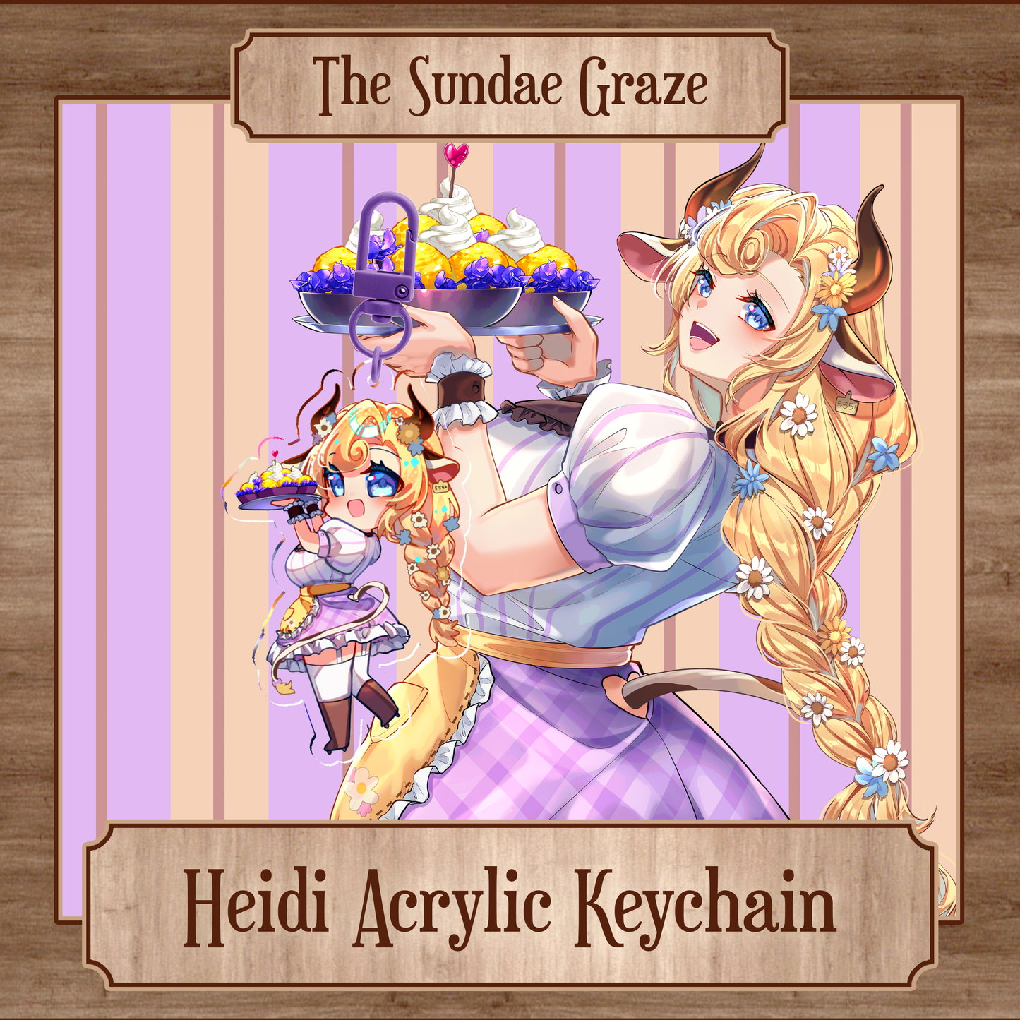 Heidi Heiter : Sundae Graze Keychain