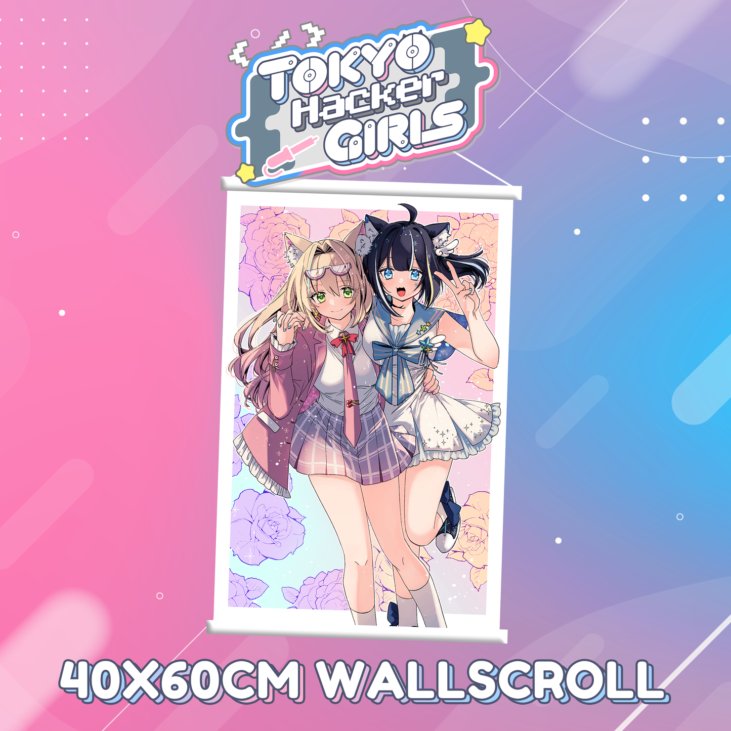Tokyo Hacker Girls : Wallscroll Poster