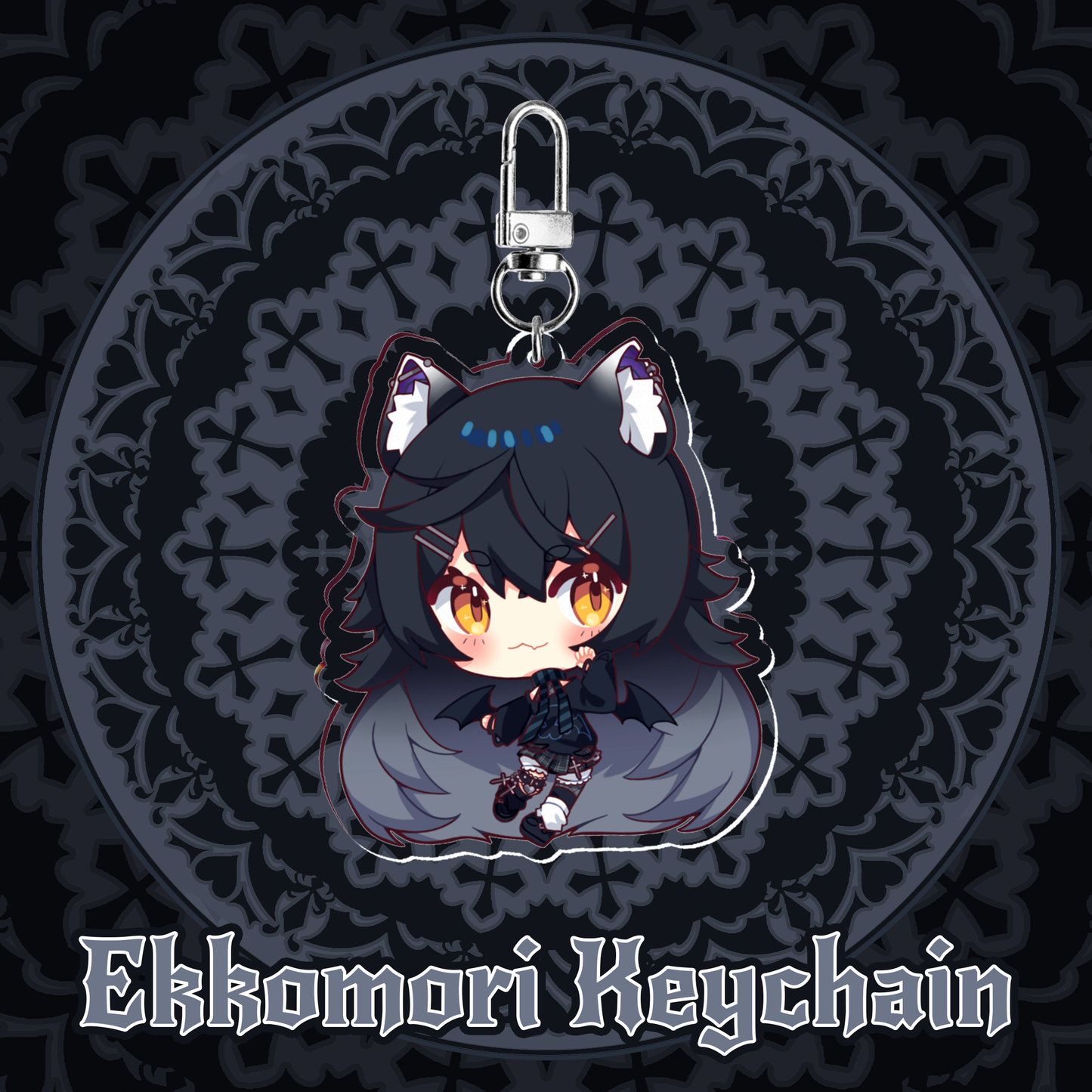 Ekkomori : Acrylic Keychain