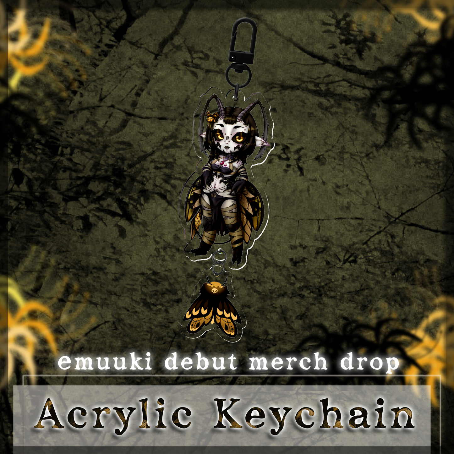 Emuuki : Chibi Keychain