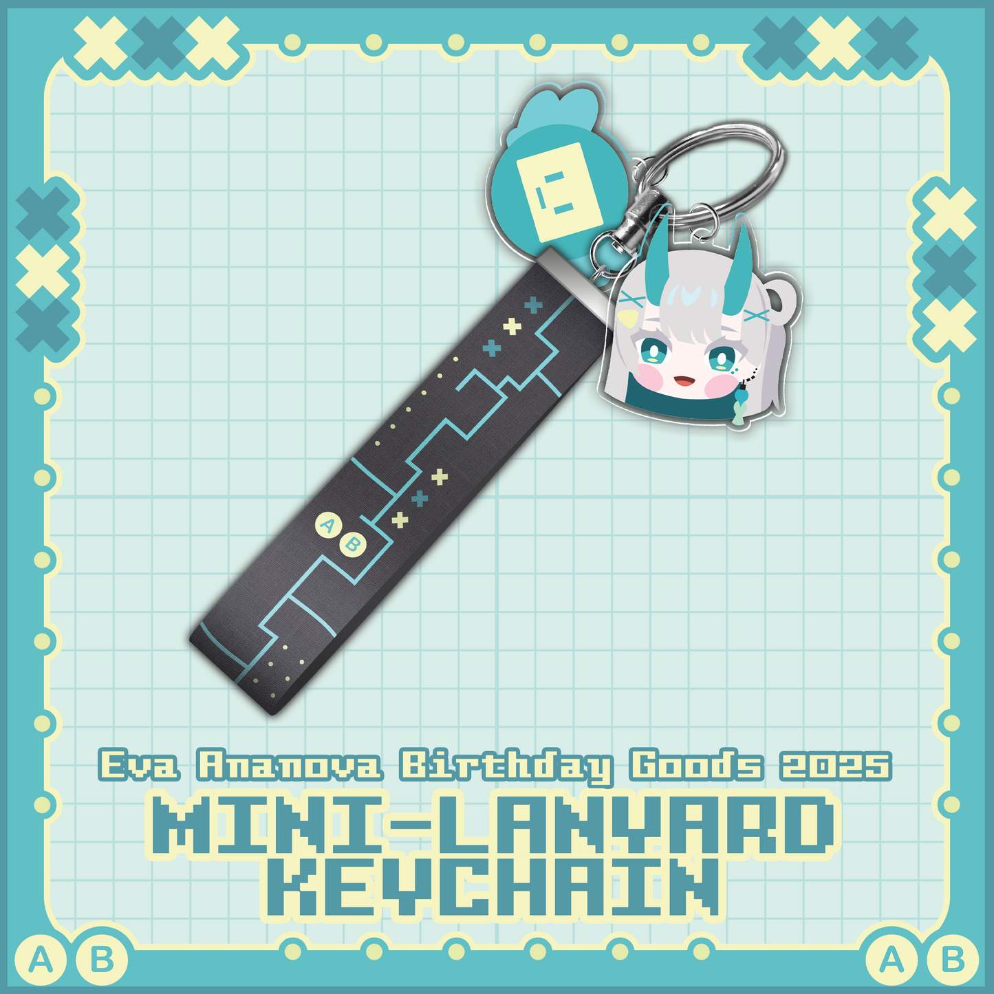 Eva Ananova : Mini-Lanyard Keychain