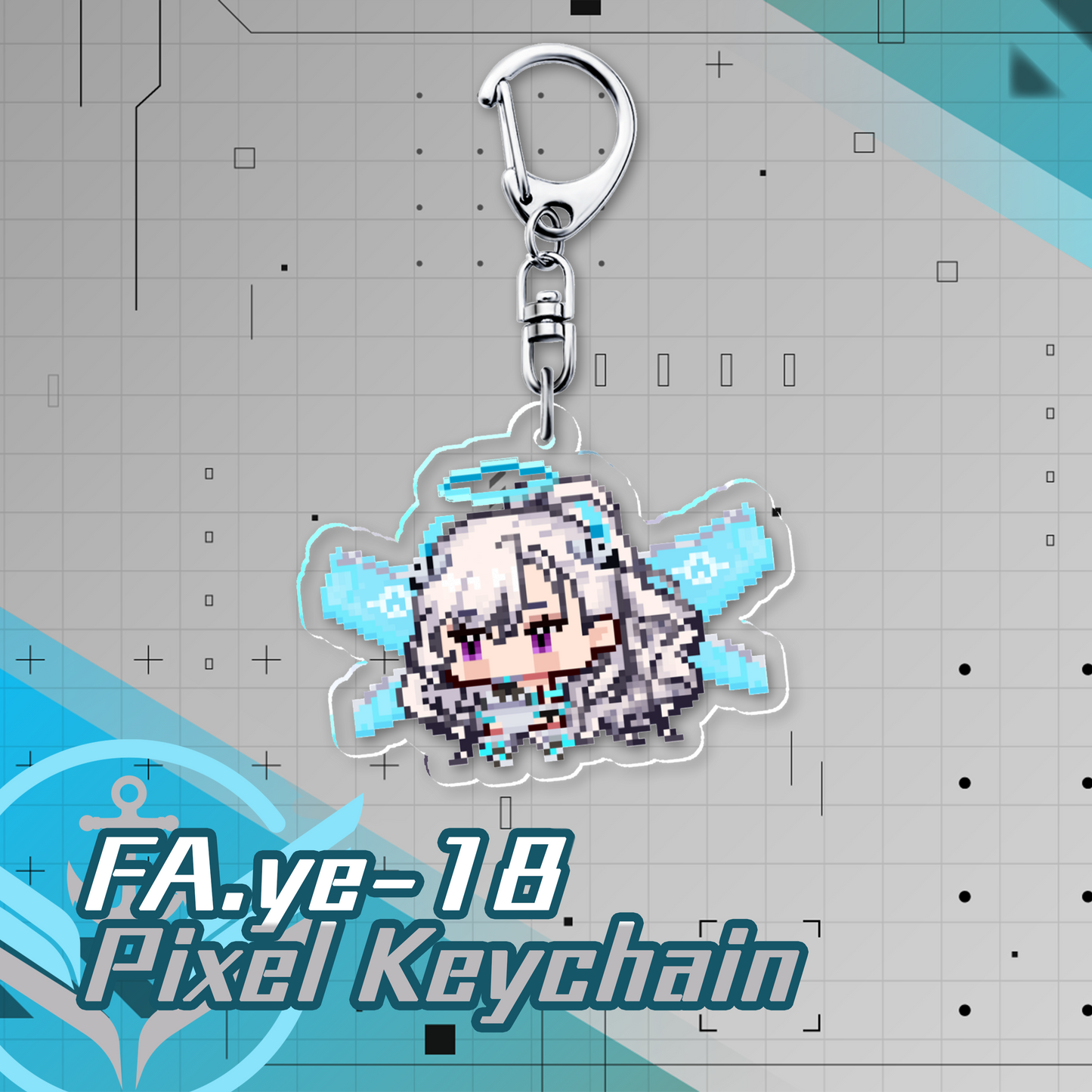 VFleet Project : Little Pixel Acrylic Keychains