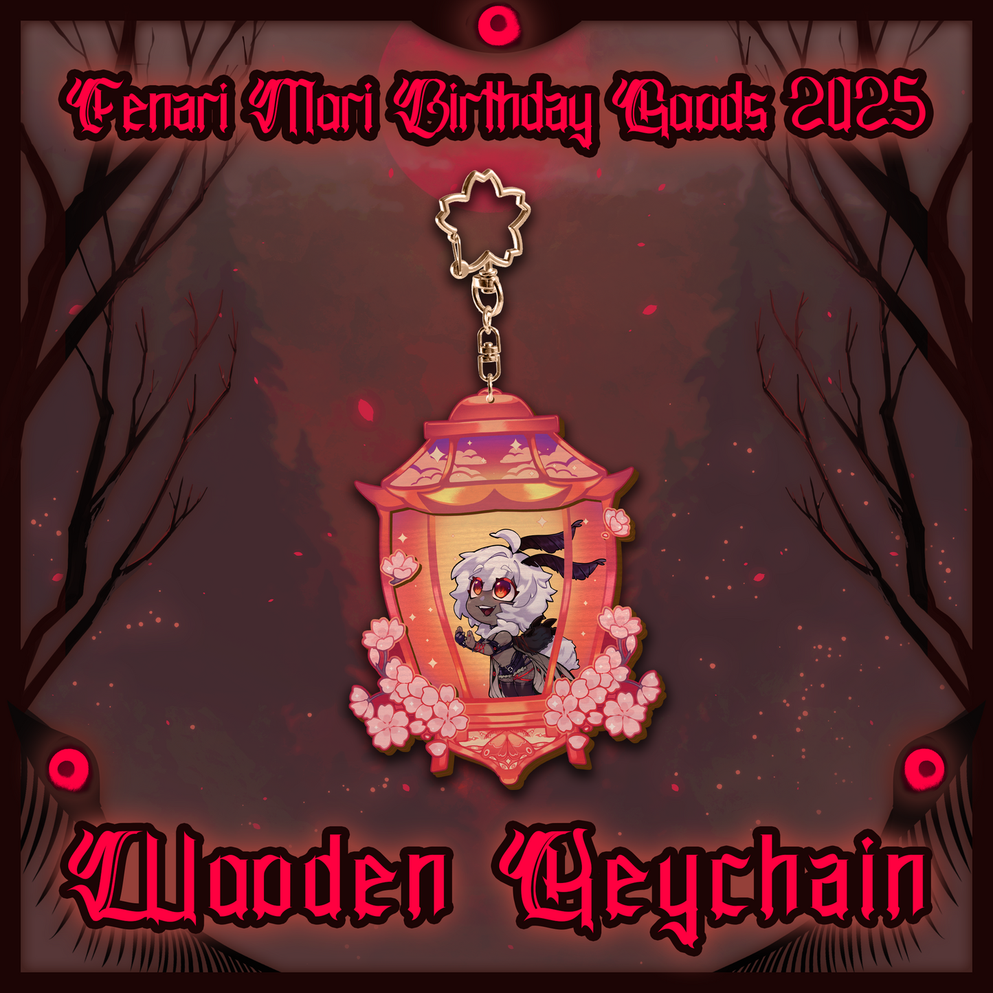 Fenari Mori : Wooden Keychain