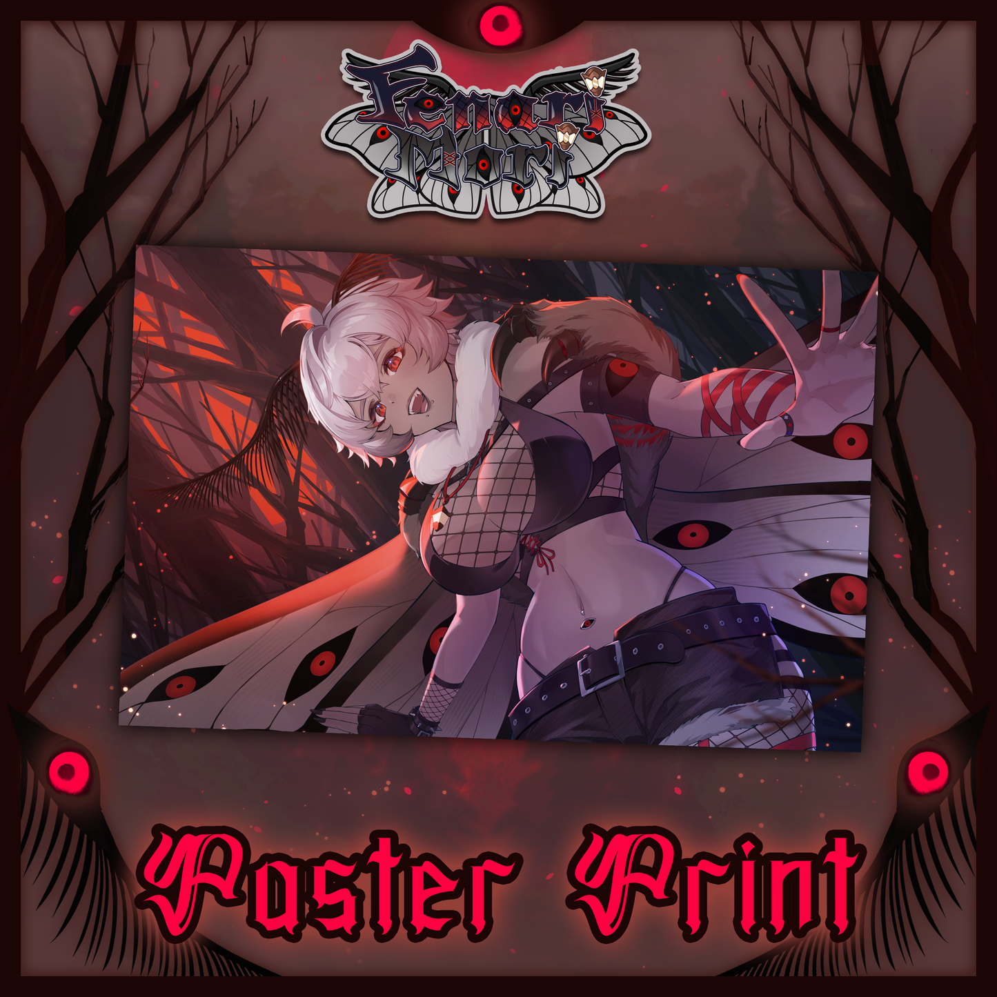 Fenari Mori : Forest Moth Poster