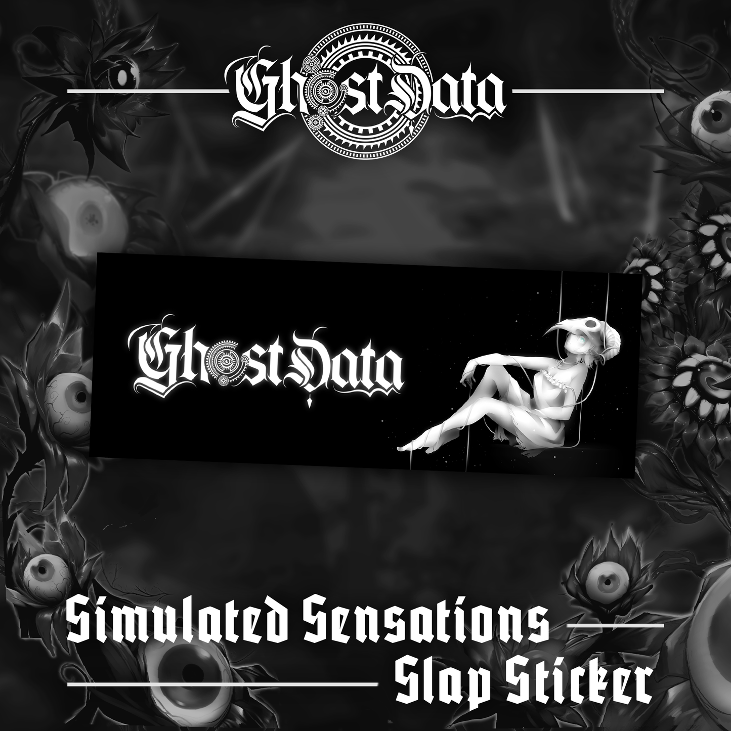 GHOST DATA : Simulated Sensations Slap Sticker
