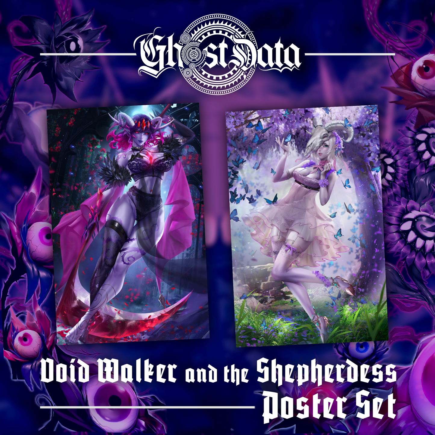 GHOST DATA : Void Walker & the Shepherdess Poster Set