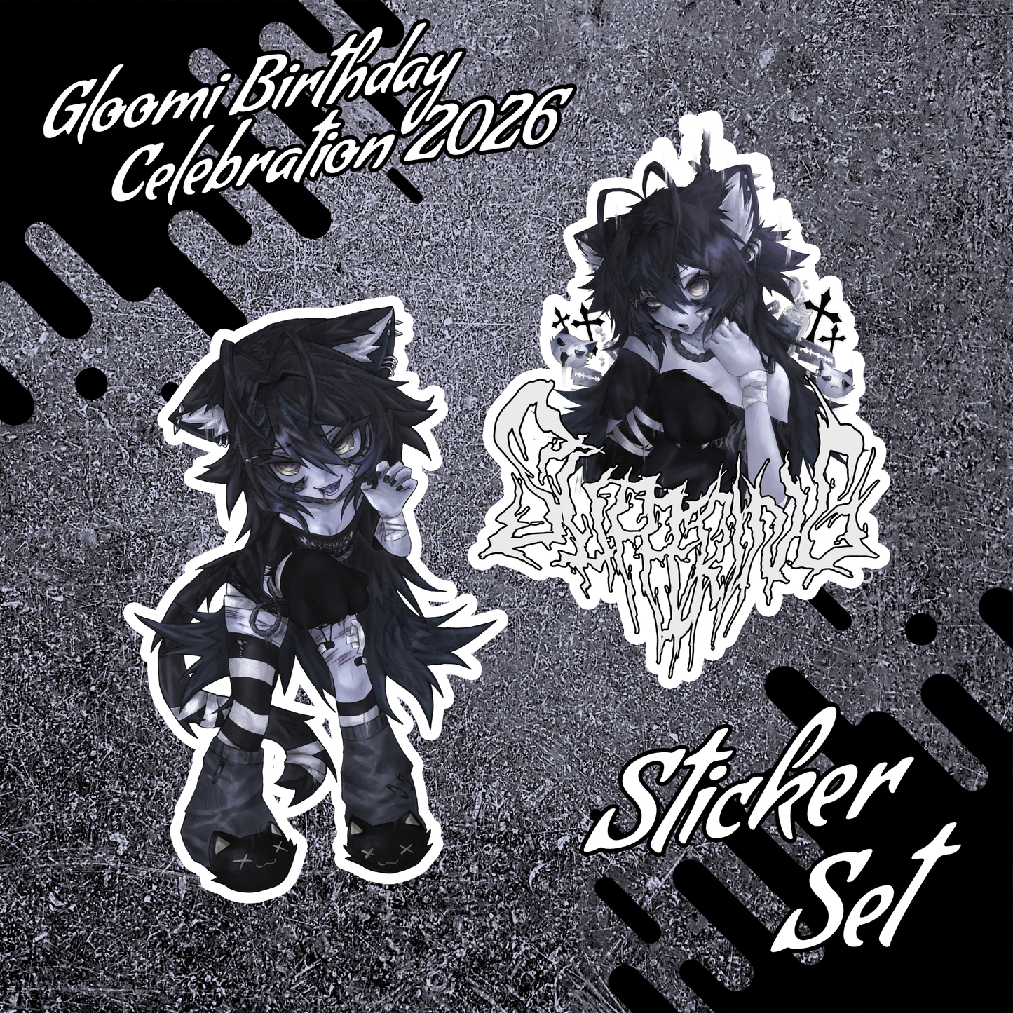 Gloomi : Sticker Set