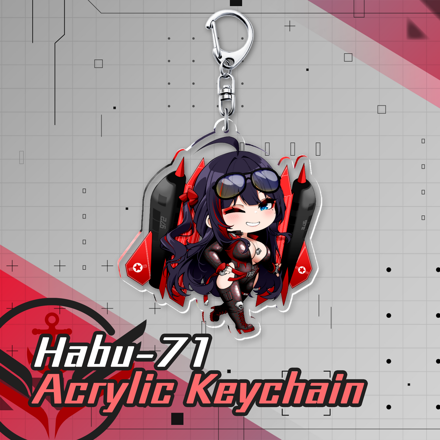 VFleet Project : Habu-71 Acrylic Keychain