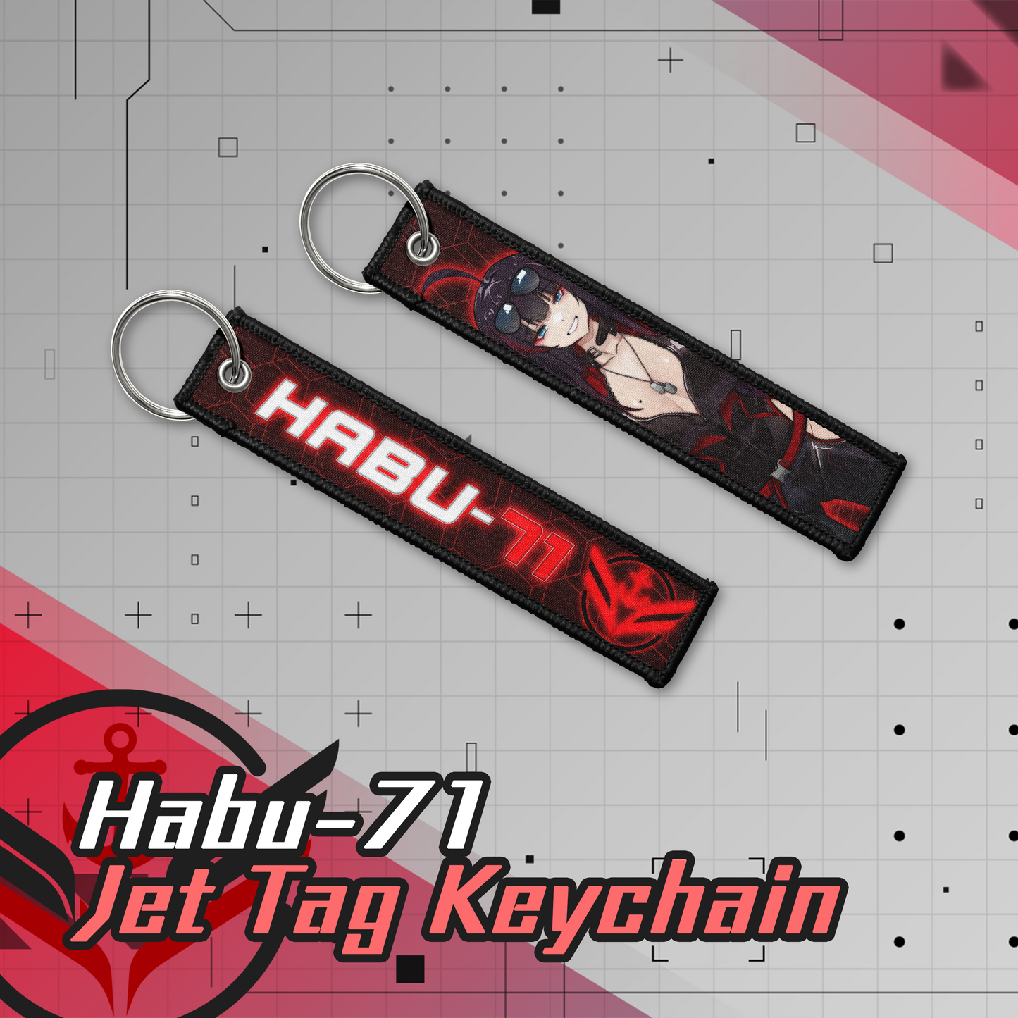 VFleet Project : Habu-71 Jet Tag Keychain