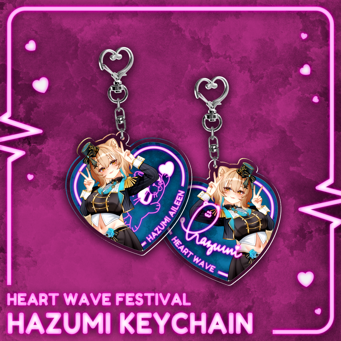 Hazumi Aileen : HeartWAVE Keychain