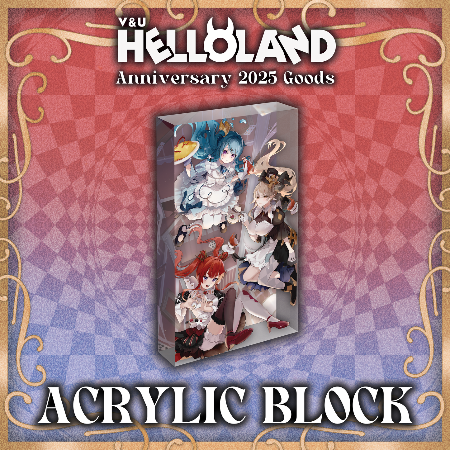 Hello Land : Acrylic Block