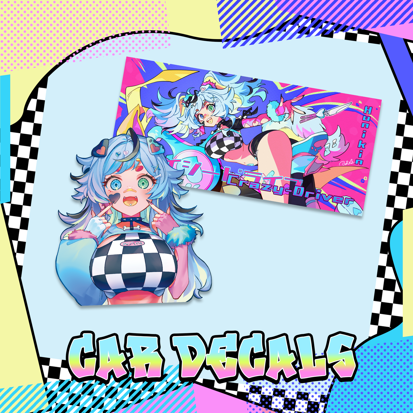 Hunikin : Car Decals