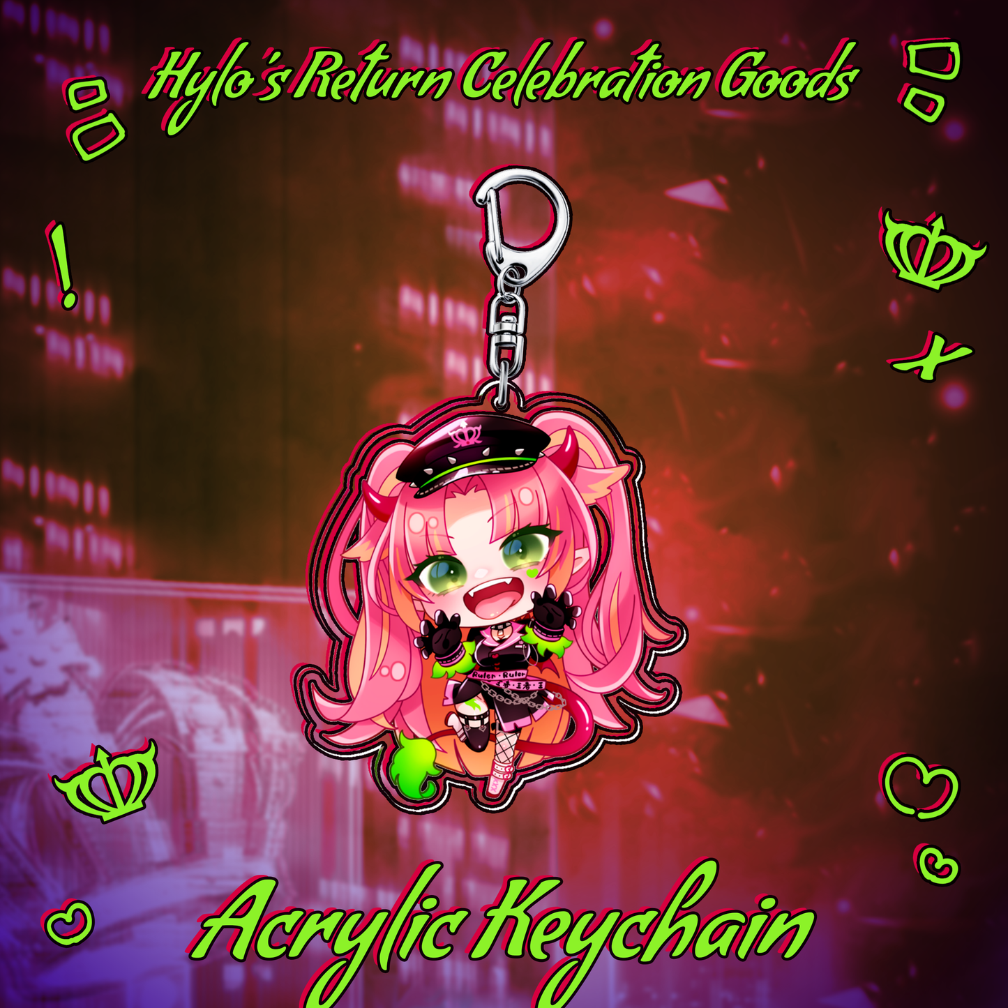 Hylo : Acrylic Keychain