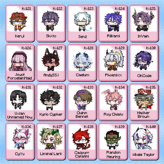 Indies : Little Pixel Keychains Set 5