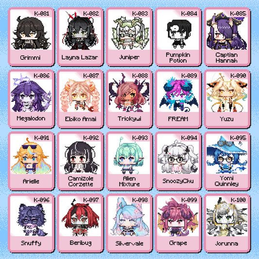 Indies : Little Pixel Keychains Set 6