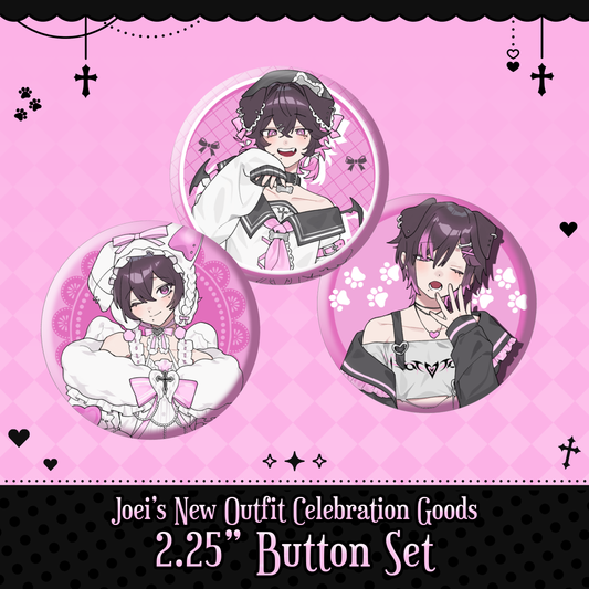 Joei Wanko : 2.25" Button Set