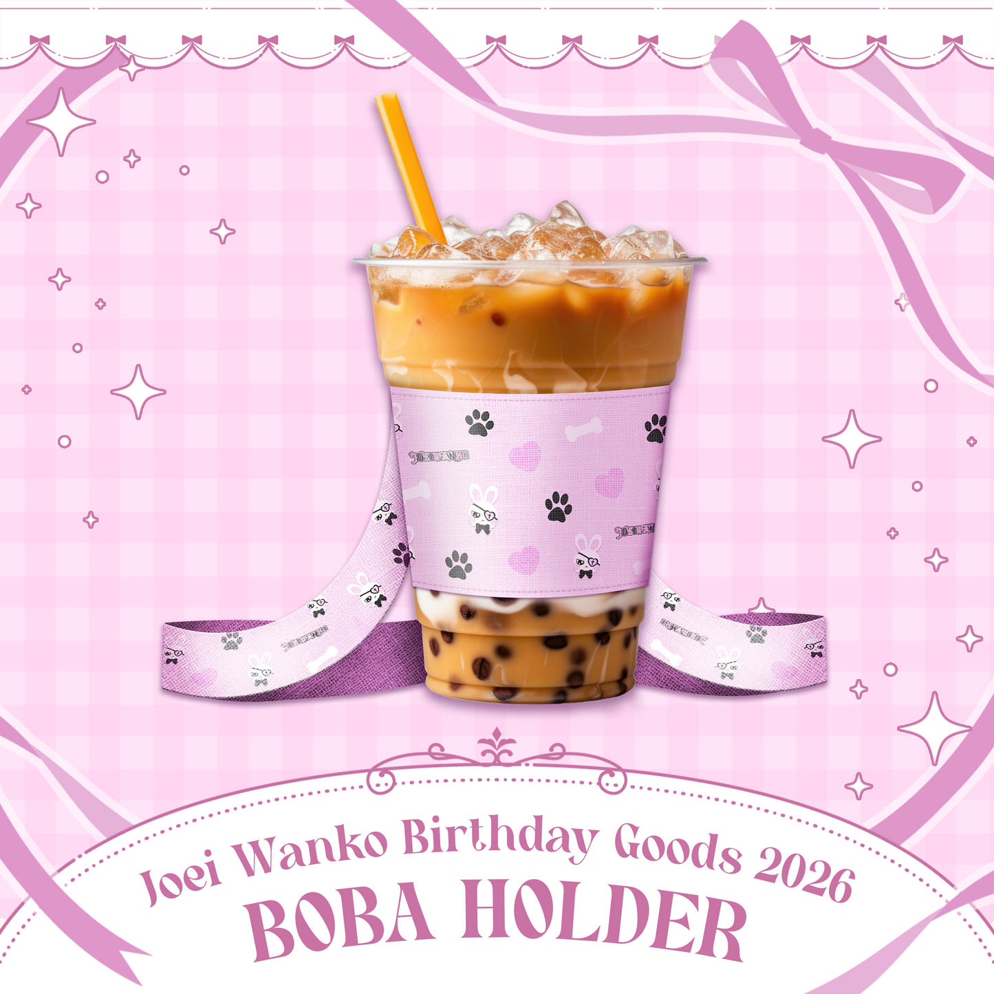 Joei Wanko : (EVENT PICKUP) Boba Cup Holder