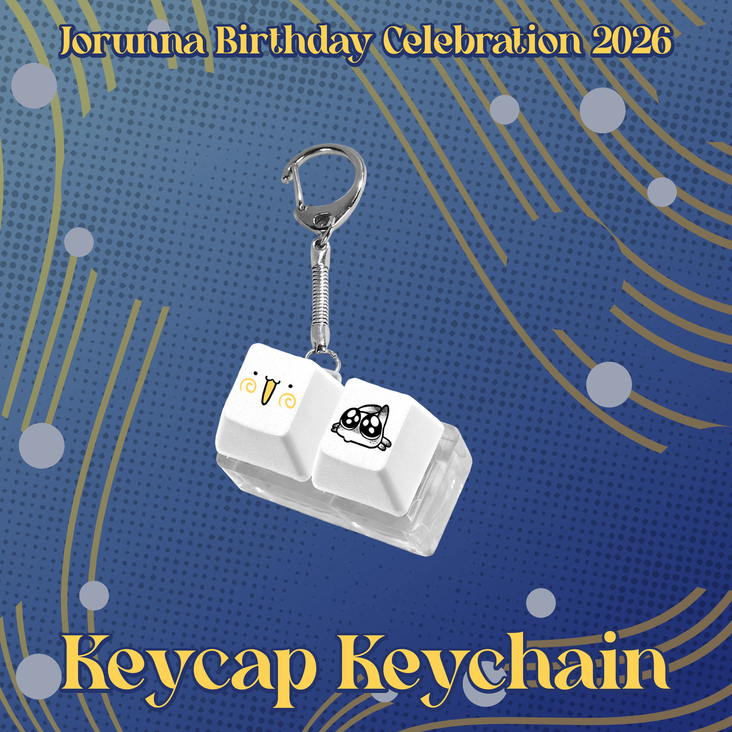 Jorunna : Keycap Keychain