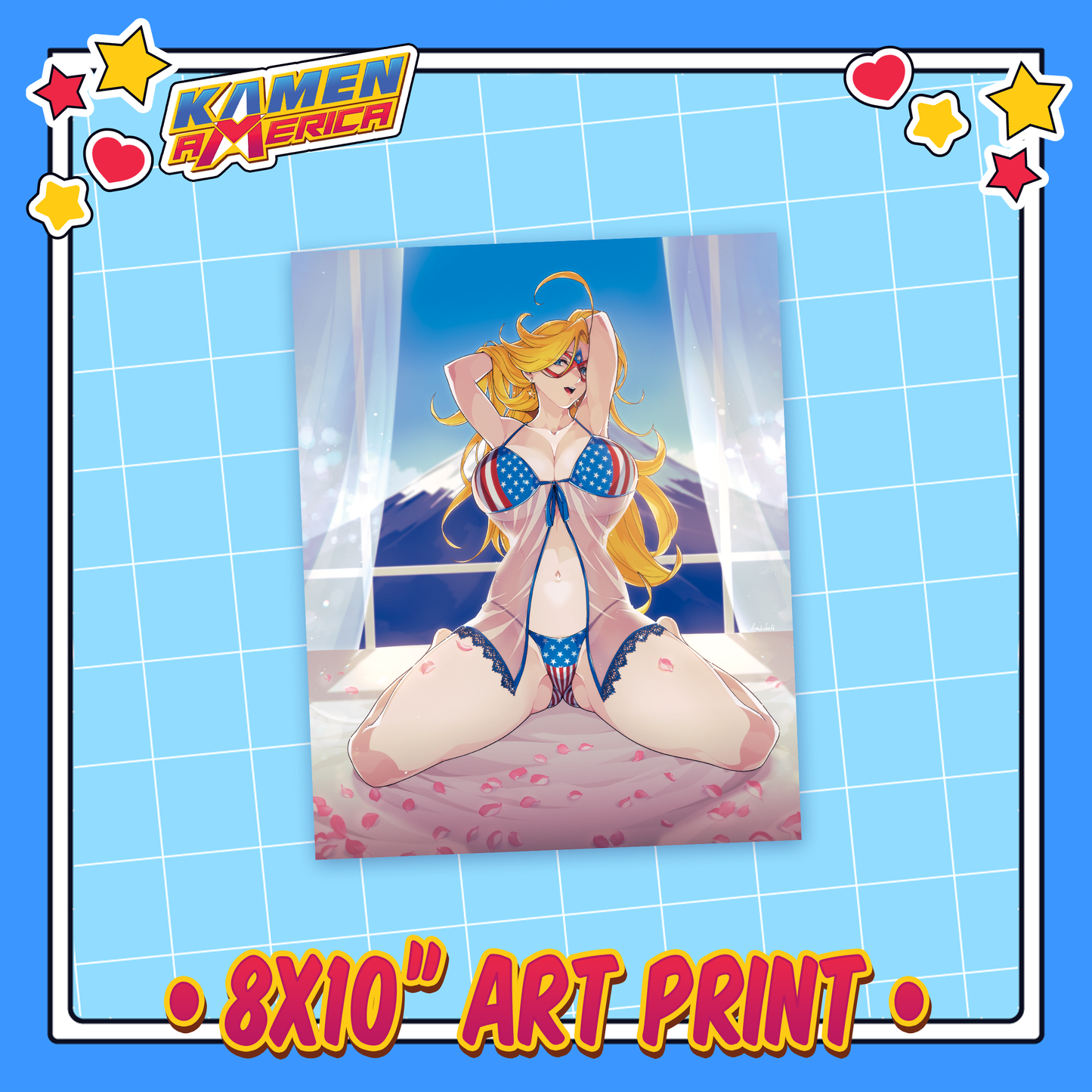 Kamen America : Mt. Fuji 8x10" Art Print