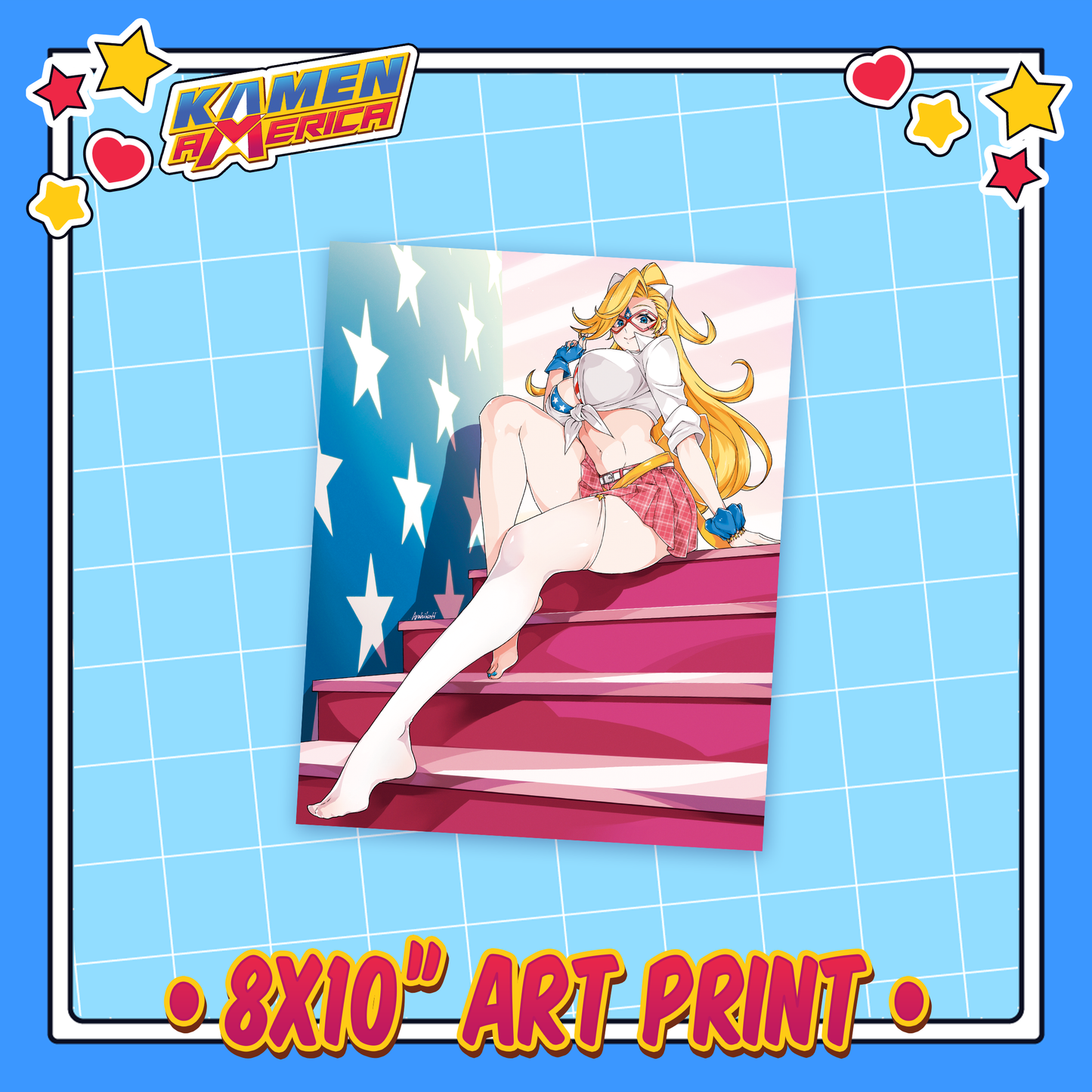 Kamen America : Stairs 8x10" Art Print