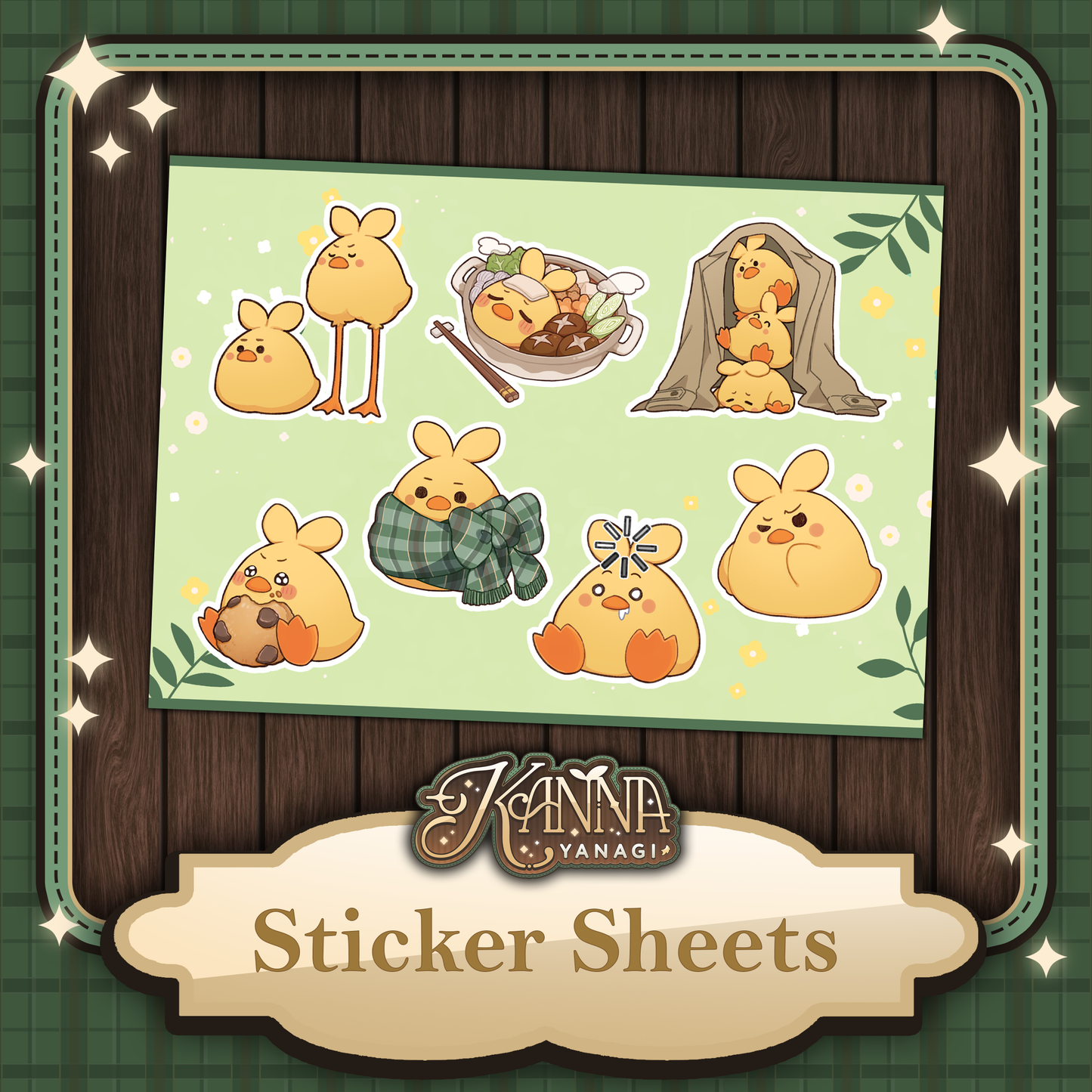 Kanna Yanagi : Sticker Sheets