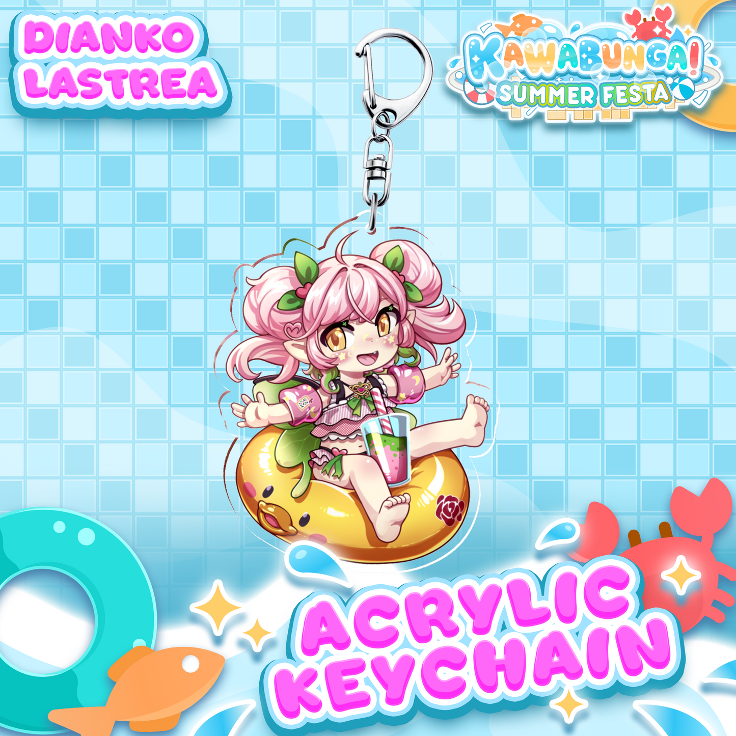 Dianko : Kawabunga Keychain