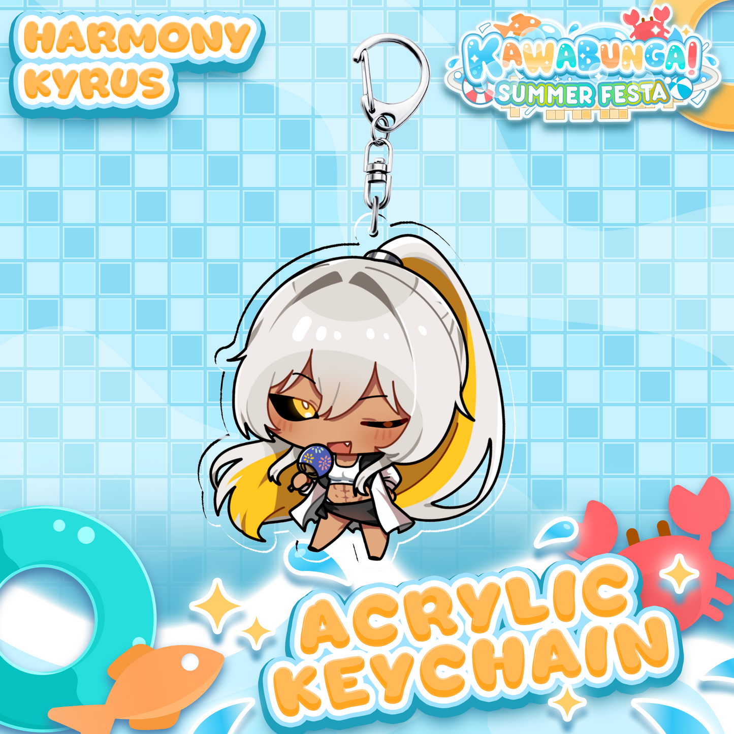 Harmony Kyrus : Kawabunga Keychain