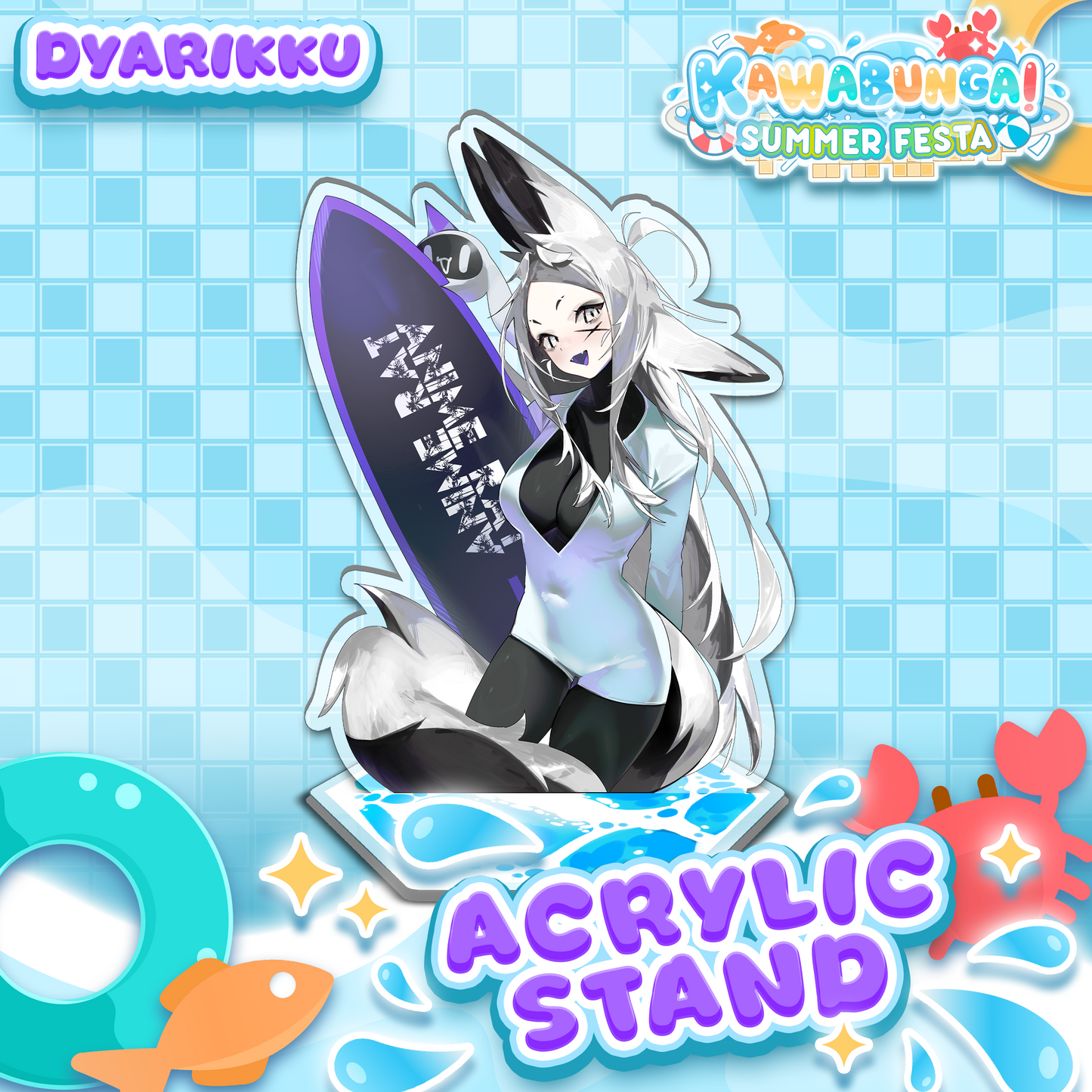 Rikku : Kawabunga Standee