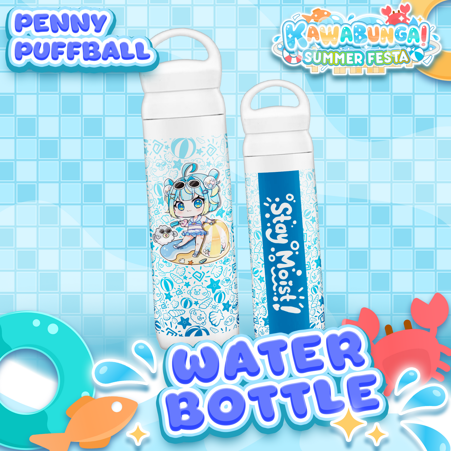 Penny Puffball : Water Bottle