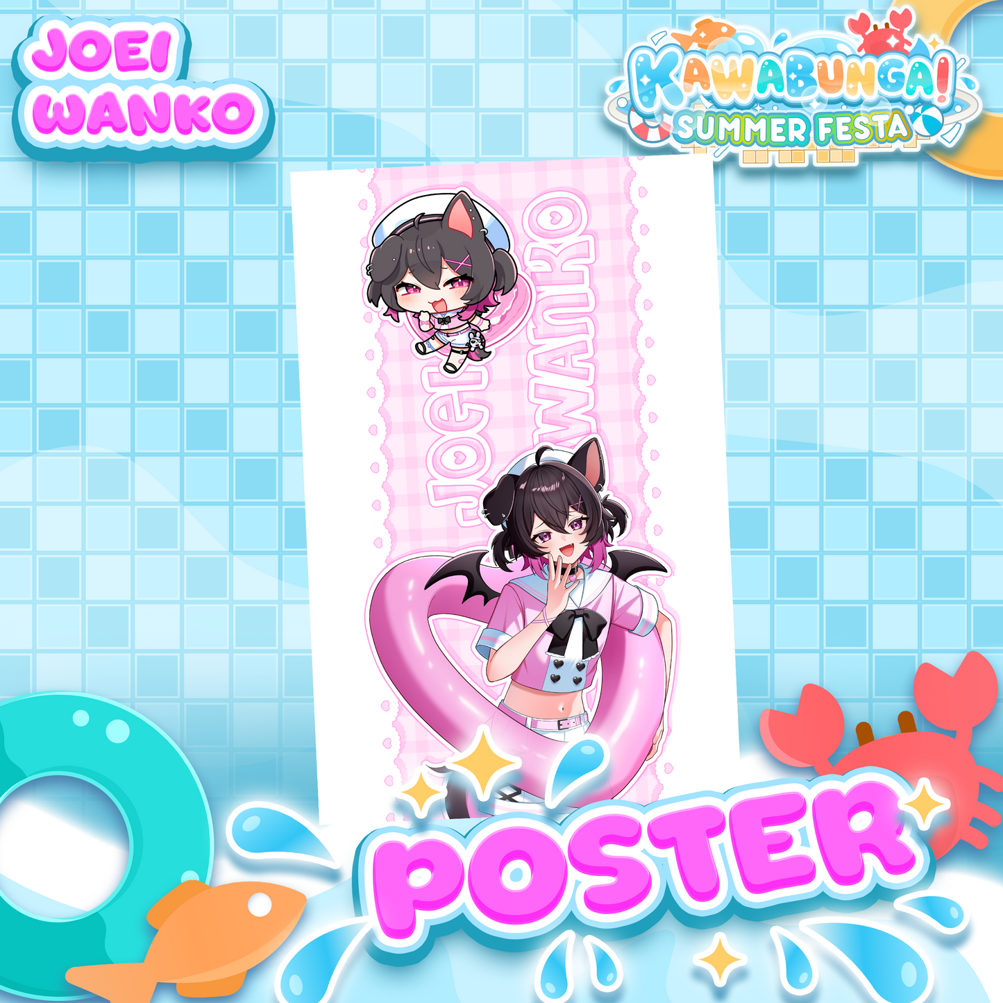 Joei Wanko : Kawabunga Poster