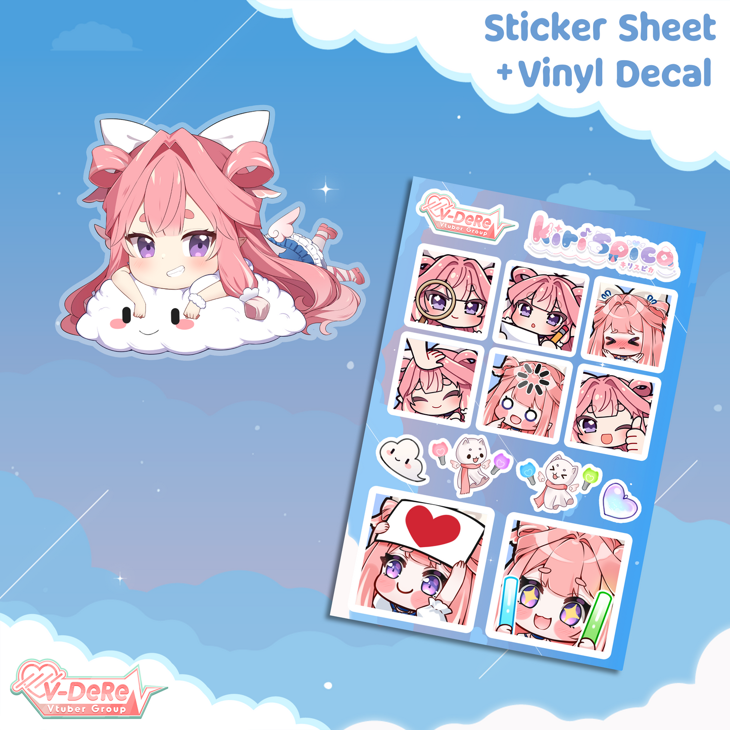 Kirispica : Sticker Sheet and Decal