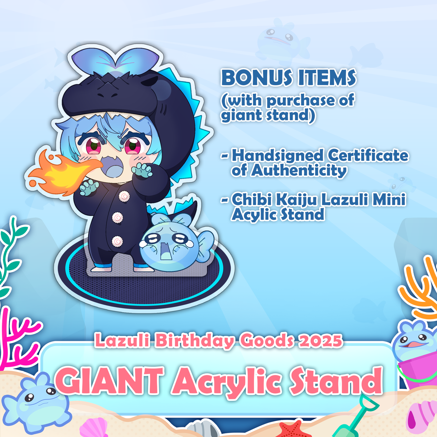 Lazuli : GIANT ACRYLIC STAND