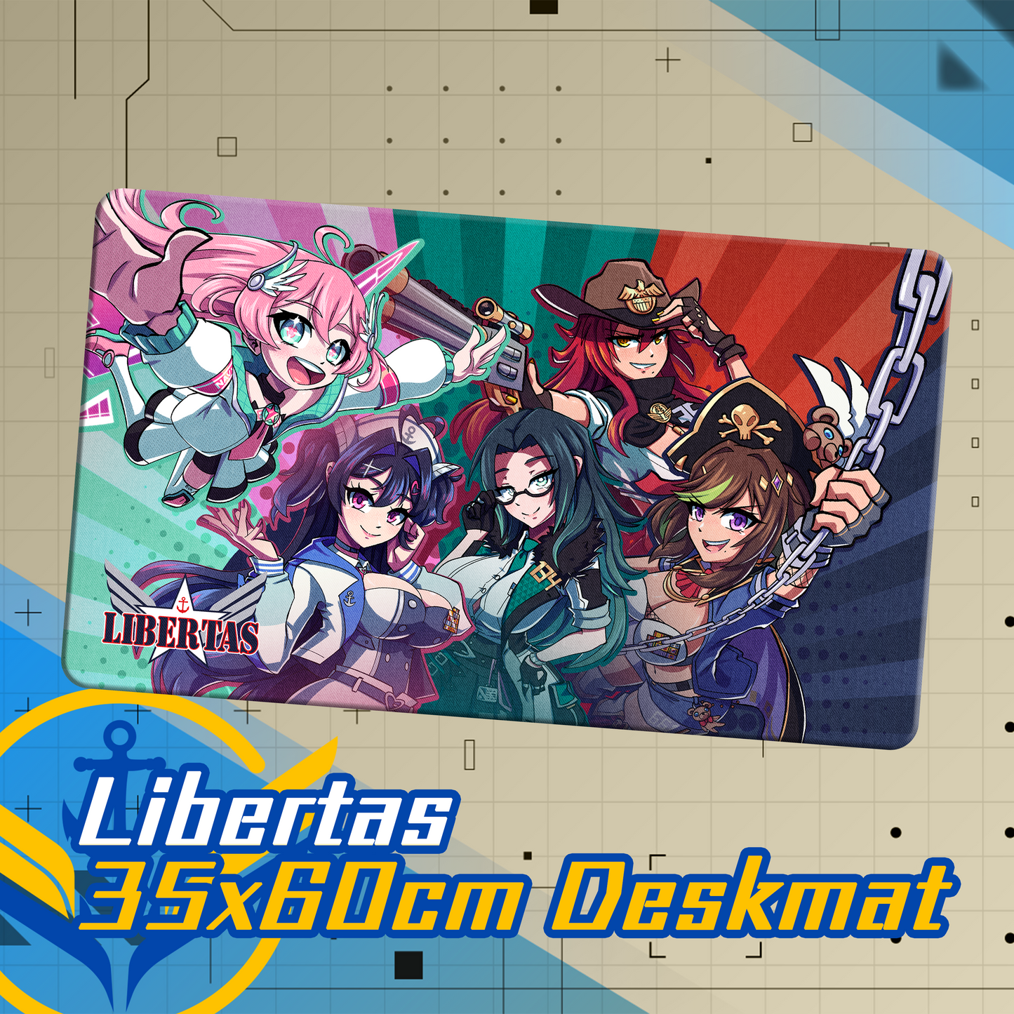 VFleet Project : Libertas 35x60cm Deskmat