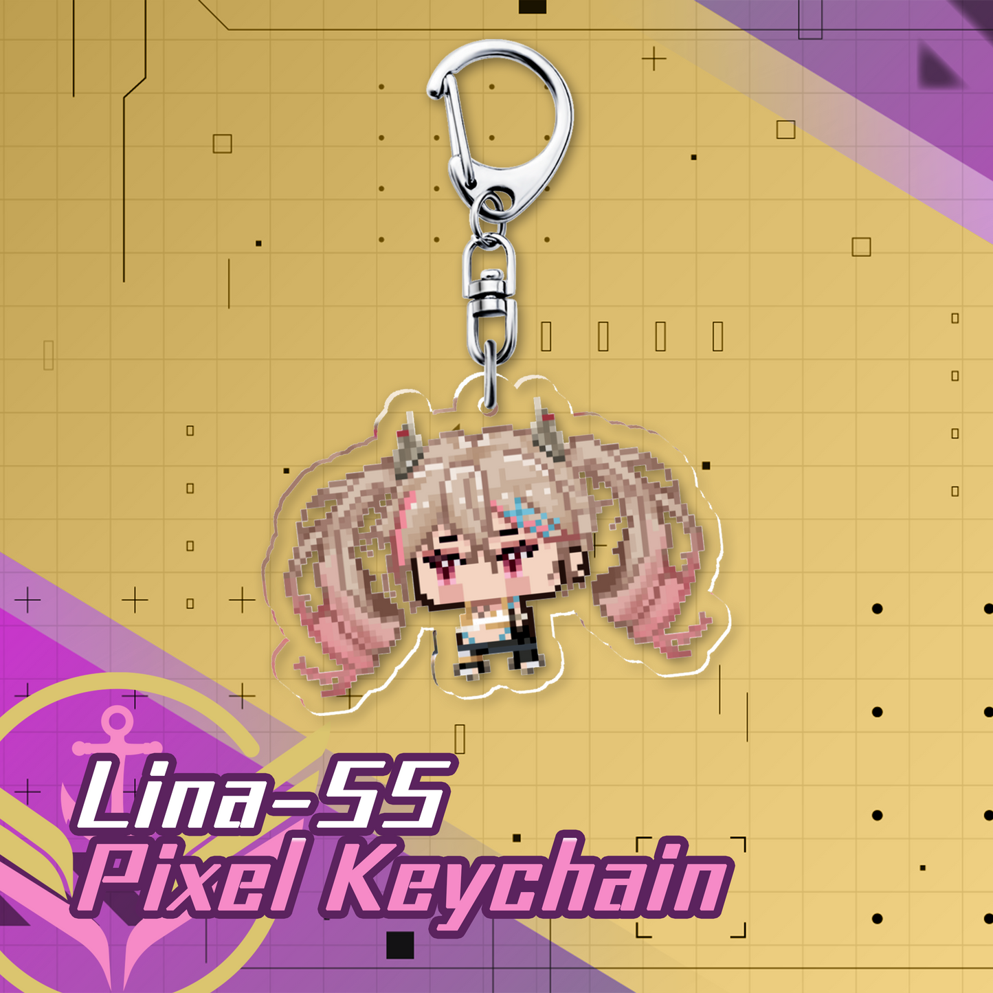 VFleet Project : Little Pixel Acrylic Keychains