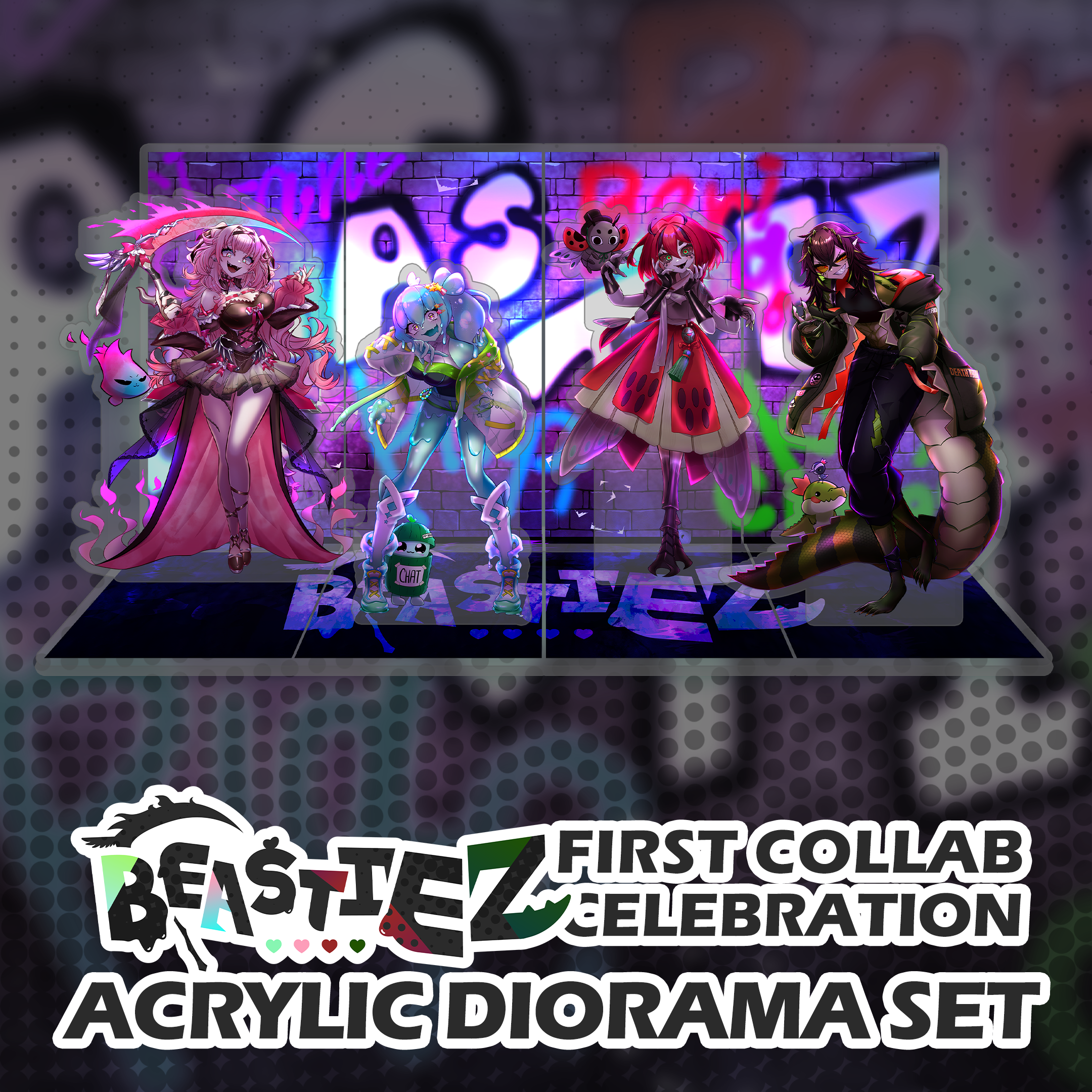 BEASTIEZ : Acrylic Diorama Set – Kawa Entertainment