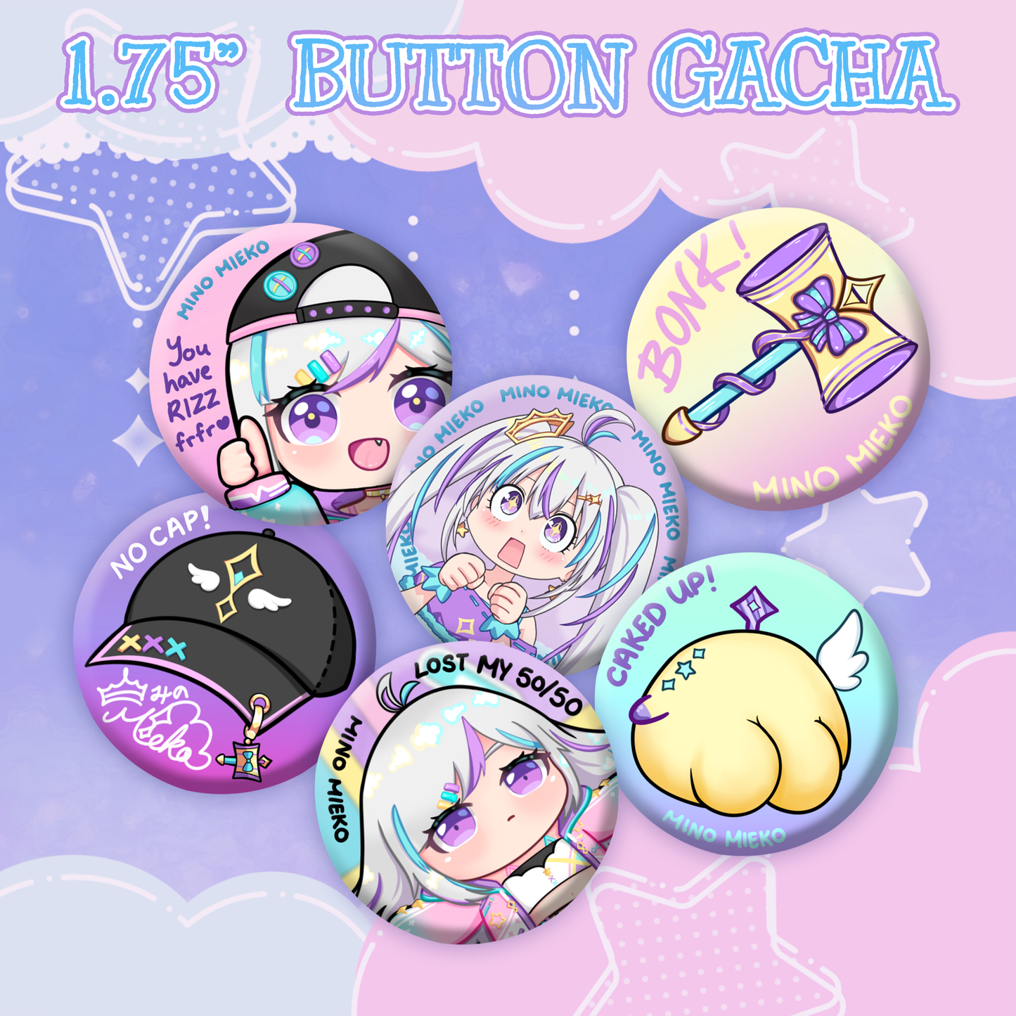Mino Mieko : Button Gacha